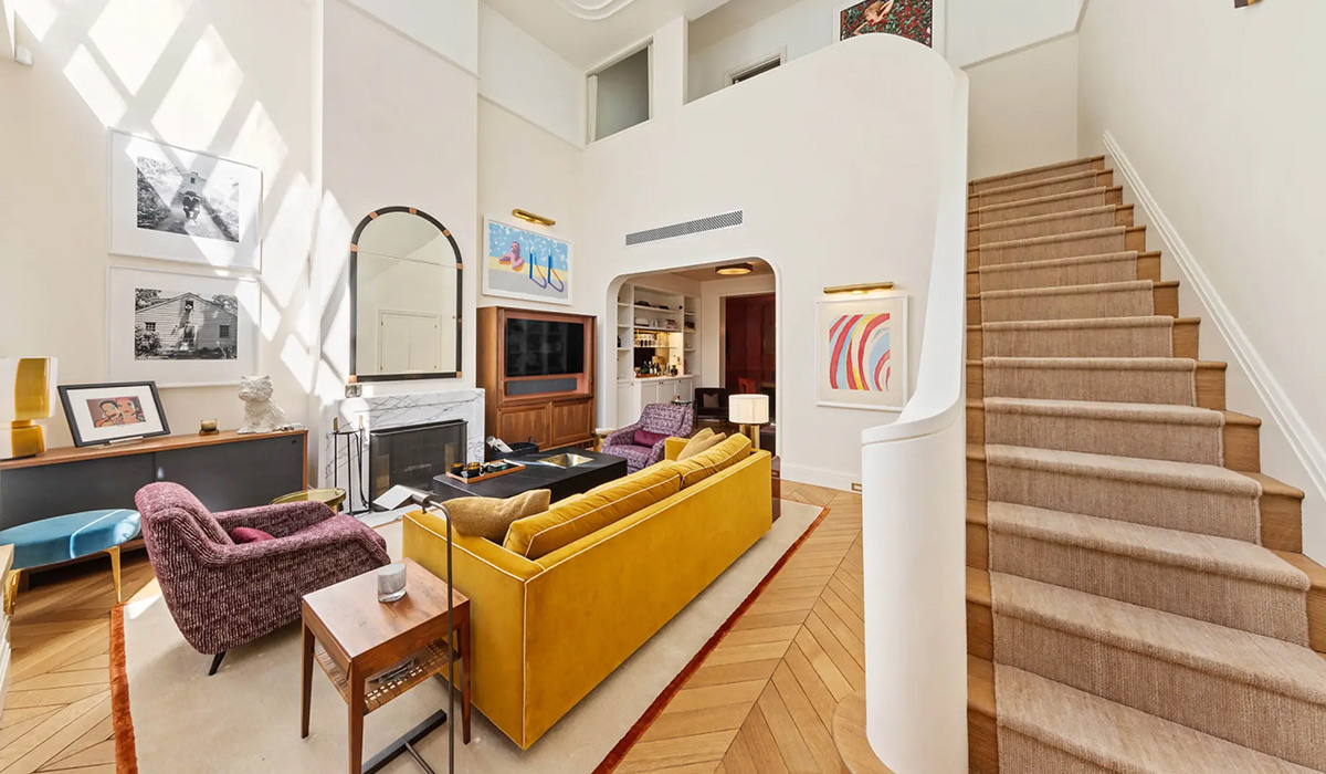 Graham Norton's New York home, 6 Sniffen Court. Pic: The Corcoran Group