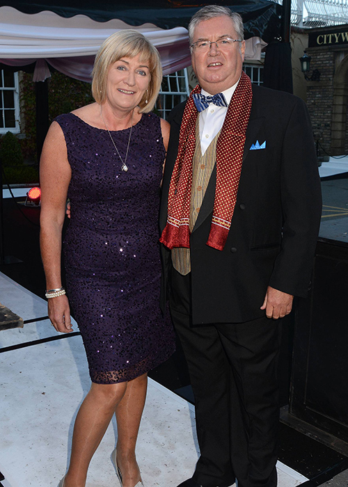 The 39th Rehab Person of The Year Awards 2013, Dublin, Ireland - 14.09.13. Pictures: G. McDonnell / VIPIRELAND.COM *** Local Caption *** June Meehan, Joe Duffy