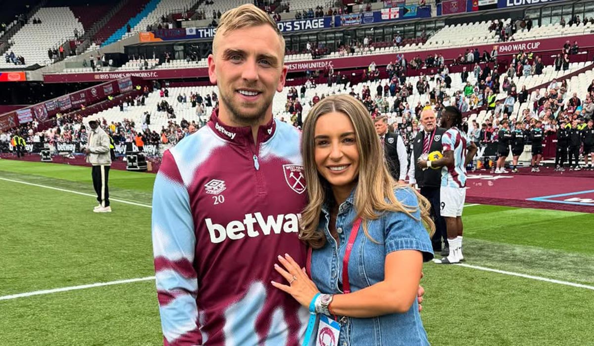 Jarrod Bowen and Dani Dyer. Pic: Dani Dyer / Instagram