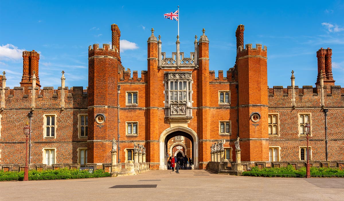 Hampton Court palace in Richmond, London, UK. Pic: Shutterstock