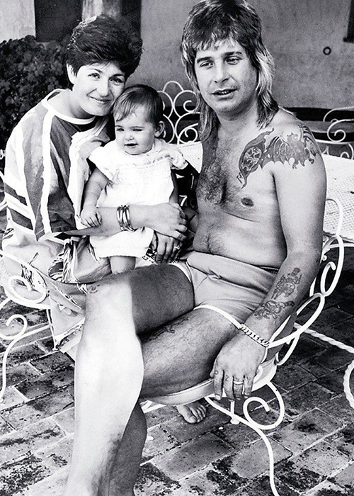 Mandatory Credit: Photo by ANL/REX/Shutterstock (14047131a)
OZZY AND SHARON OSBOURNE WITH BABY DAUGHTER AIMEE, IN THE SOUTH OF FRANCE. ND_31_Sharon_F.jpg
IP2363 - 30 Jul 1984