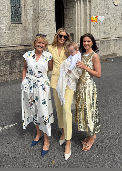 Louise Cooney Zara yellow suit