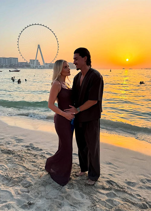 Claudia Fogarty and Olly Crankshaw. Pic: Instagram