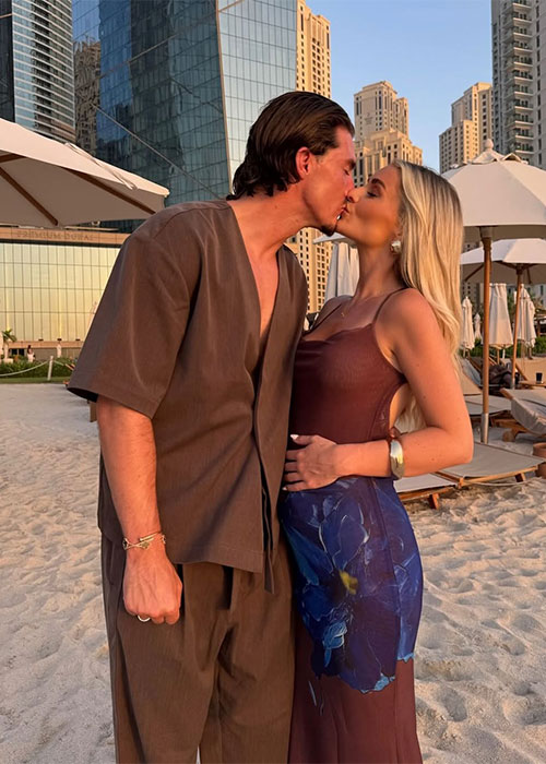 Claudia Fogarty and Olly Crankshaw. Pic: Instagram