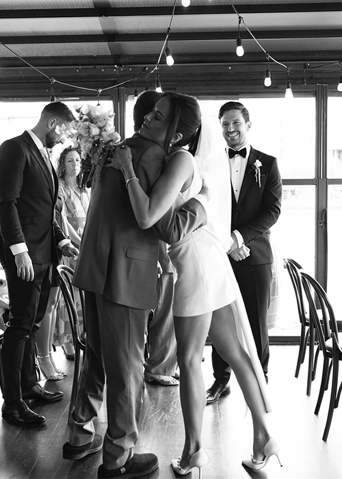 Holly Carpenter ties the knot with fiancé Jamie in restaurant with 'special meaning'