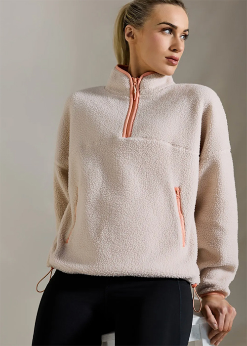 Essential Half Zip Fleece, €15. Pic: Dunnes Stores