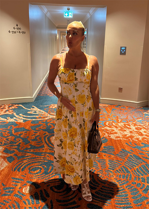 Lee Ryan's wife Verity Paris is expecting another baby. Pic: Lee Ryan / TikTok