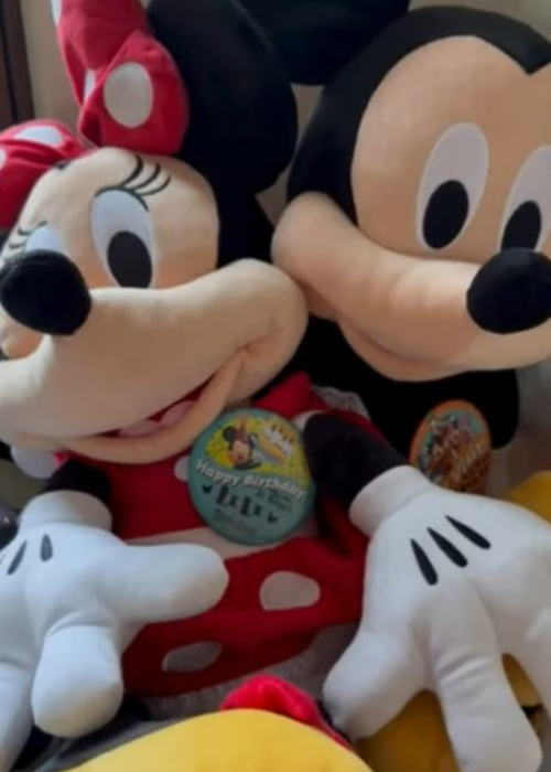 Prince Harry and Meghan Markle with their children at Disneyland. Pic: Meghan / Instagram