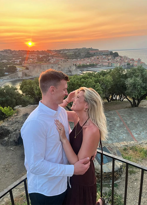 Kevin Downes and Gracie Sheahan engagement. Pic: Kevin Downes/Instagram