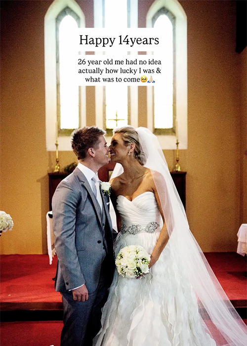 Pippa O'Connor shares tribute to Brian Ormond on their anniversary. Pic: Pippa O'Connor/Instagram