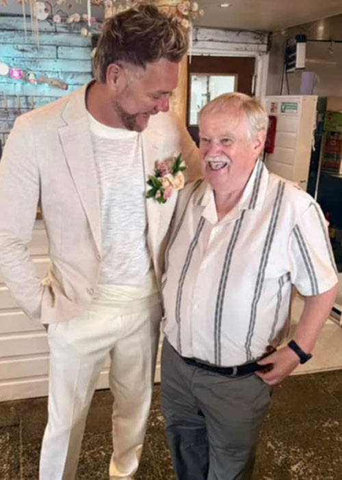 Third time's a charm for Brian McFadden as he ties the knot with soulmate Danielle Parkinson