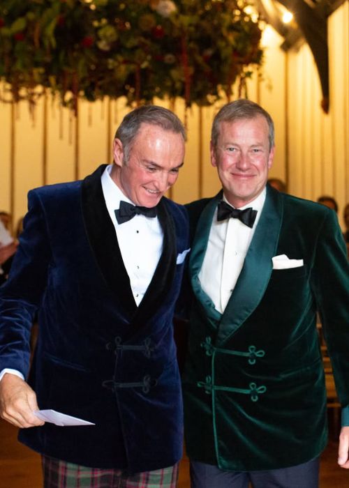 Lord Ivar Mountbatten and his husband James Coyle./Pic: Instagram