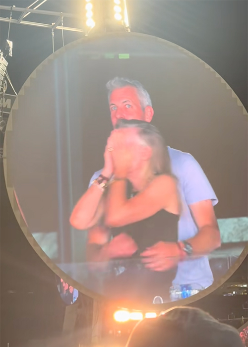 Andy Byron and Kristin Cabot at a Coldplay concert. Pic: Instaagraace via TikTok
