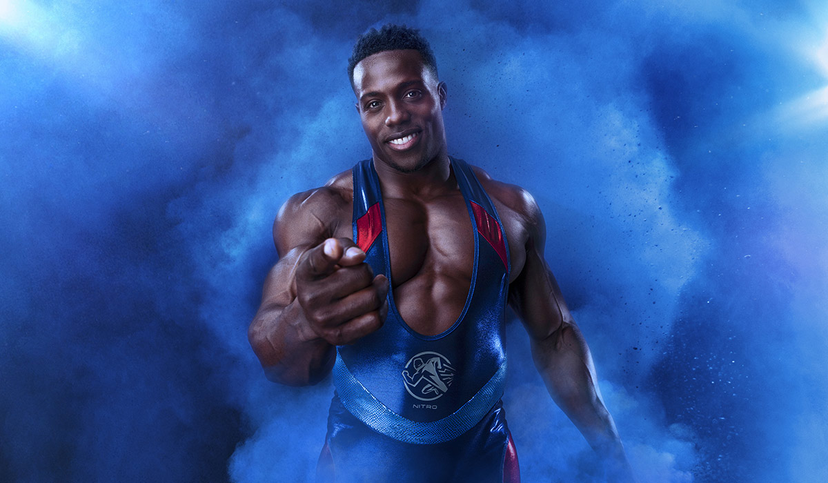 Gladiators - Nitro. Pic: BBC/Media Ltd/Nick Eagle