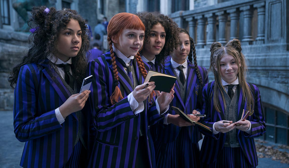 Wednesday. Evie Templeton as Agnes DeMille in episode 201 of Wednesday. Pic: Netflix