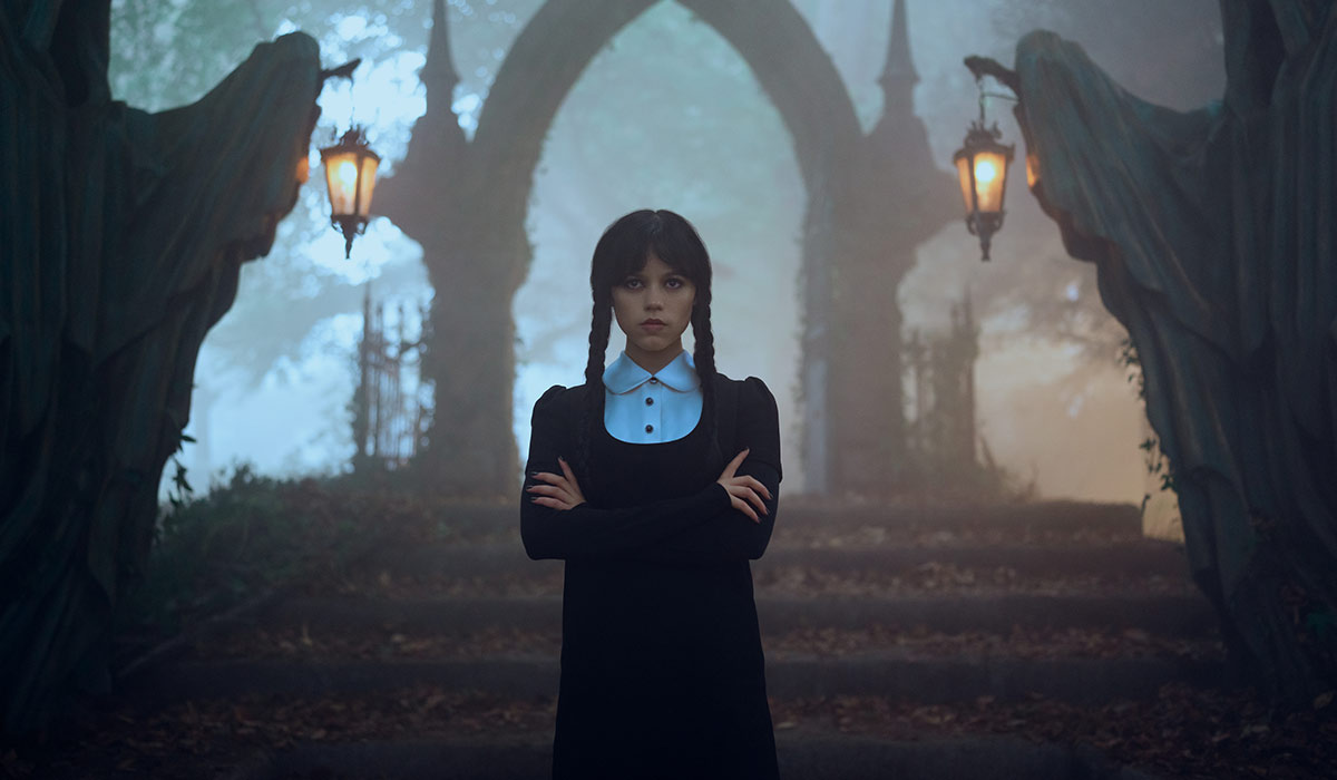 Wednesday. Jenna Ortega as Wednesday in episode 206 of Wednesday. Pic: Netflix