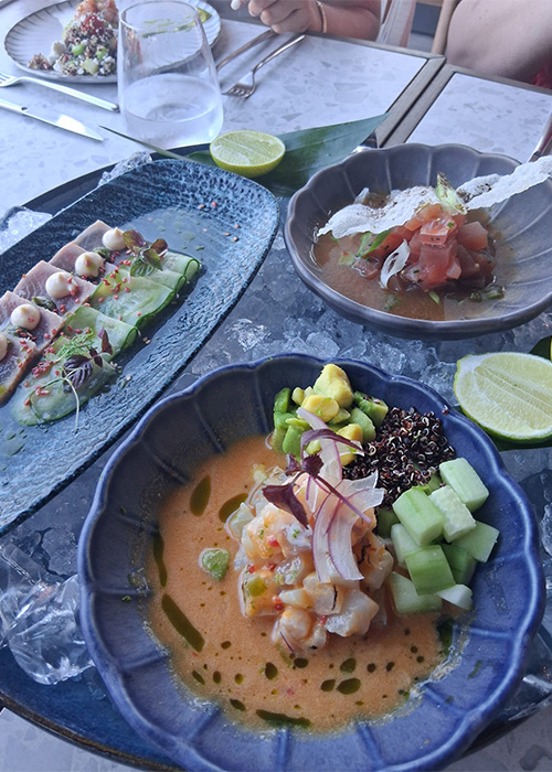 Ikos Odisia Peruvian restaurant 