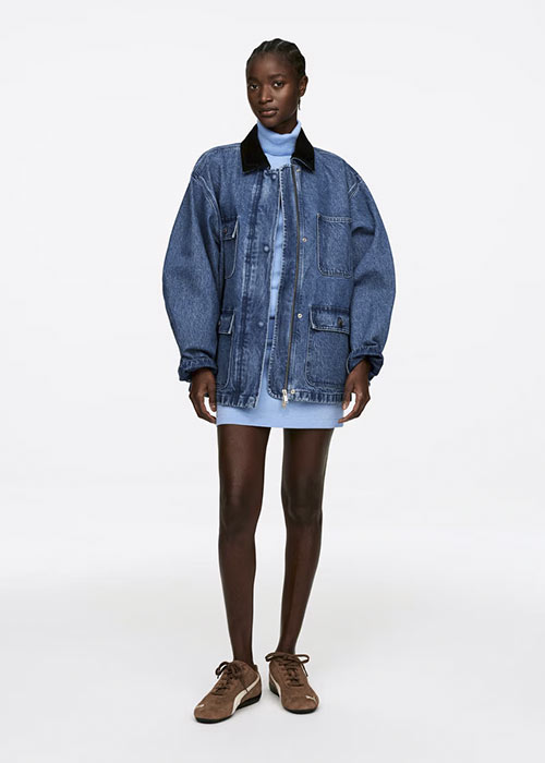 Cord-Collar Denim Jacket, €139. Pic: Arket