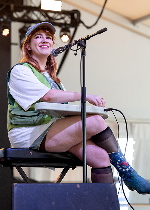 CMAT performs during Austin City Limits Music Festival. Pic: Getty Images