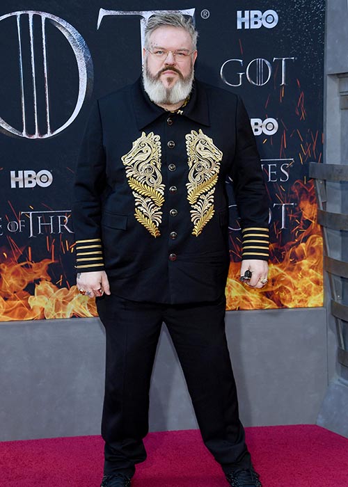 Kristian Nairn attends the "Game Of Thrones" Season 8 Premiere. Pic: Getty Images