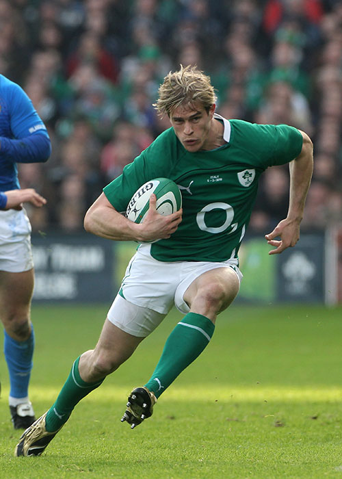 Andrew Trimble of Ireland in action during the RBS Six Nations match between Ireland and Italy at Croke Park. Pic: Getty Images