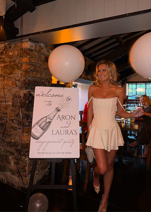 Clare Hurler Aron Shanagher and fiancée