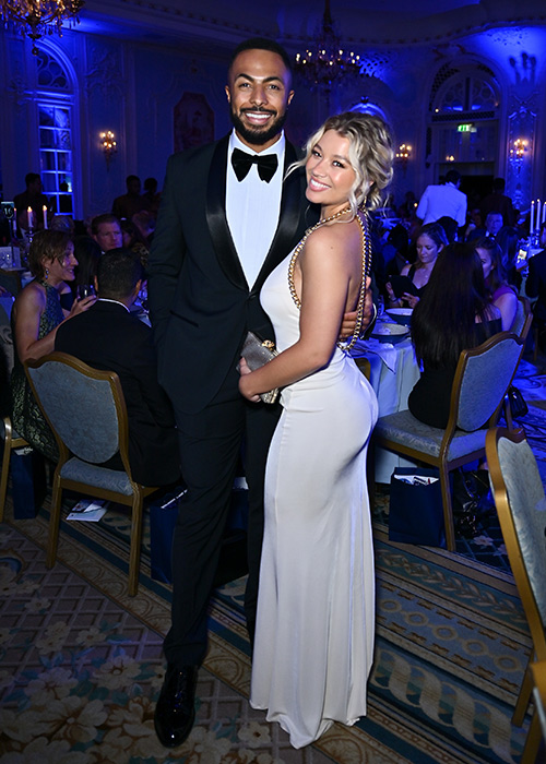 Tyler West and Molly Rainford attend the Make-A-Wish Ball A Night of Wishes. Pic: Getty Images