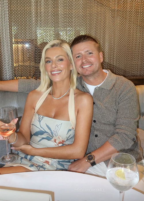 Pippa O'Connor and Brian Ormond and Brian Dowling and Arthur Gourounlian's vow renewal. Pic: Pippa O'Connor / Instagram