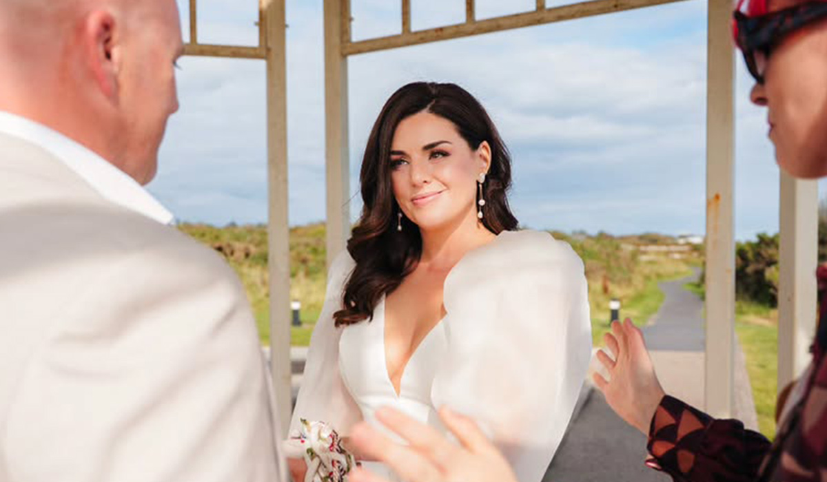 'I love my scar' Síle Seoige says her 'village' made her feel beautiful on wedding day