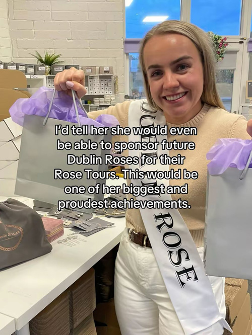 Rosie & Dott's Siobhéal Nic Eochaidh on how the Rose of Tralee changed her life. Pic: Siobhéal Nic Eochaidh Instagram