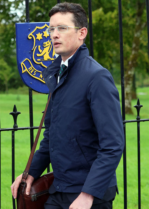 Photo shows former teacher Enoch who has returned to Wilson's Hospital School for the new term. Pic Leah Farrell/RollingNews.ie