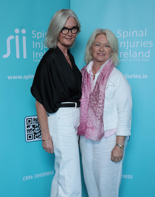Clodagh Blake and Georgina Callow 2, Barbecue Raises Over €26,000 for Spinal Injuries Ireland. Pic: Michael Chester