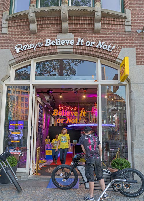 Famous Ripleys Believe It or Not Museum in Amsterdam, Holland. Pic: Getty Images