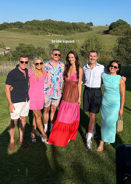 Holly Carpenter at her rehearsal dinner. Pic: Holly Carpenter Instagram