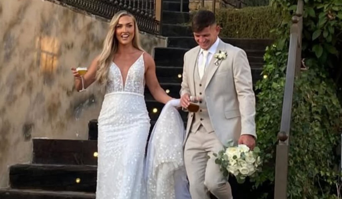 Fitness coach Sarah Catterson hosts dreamy destination wedding