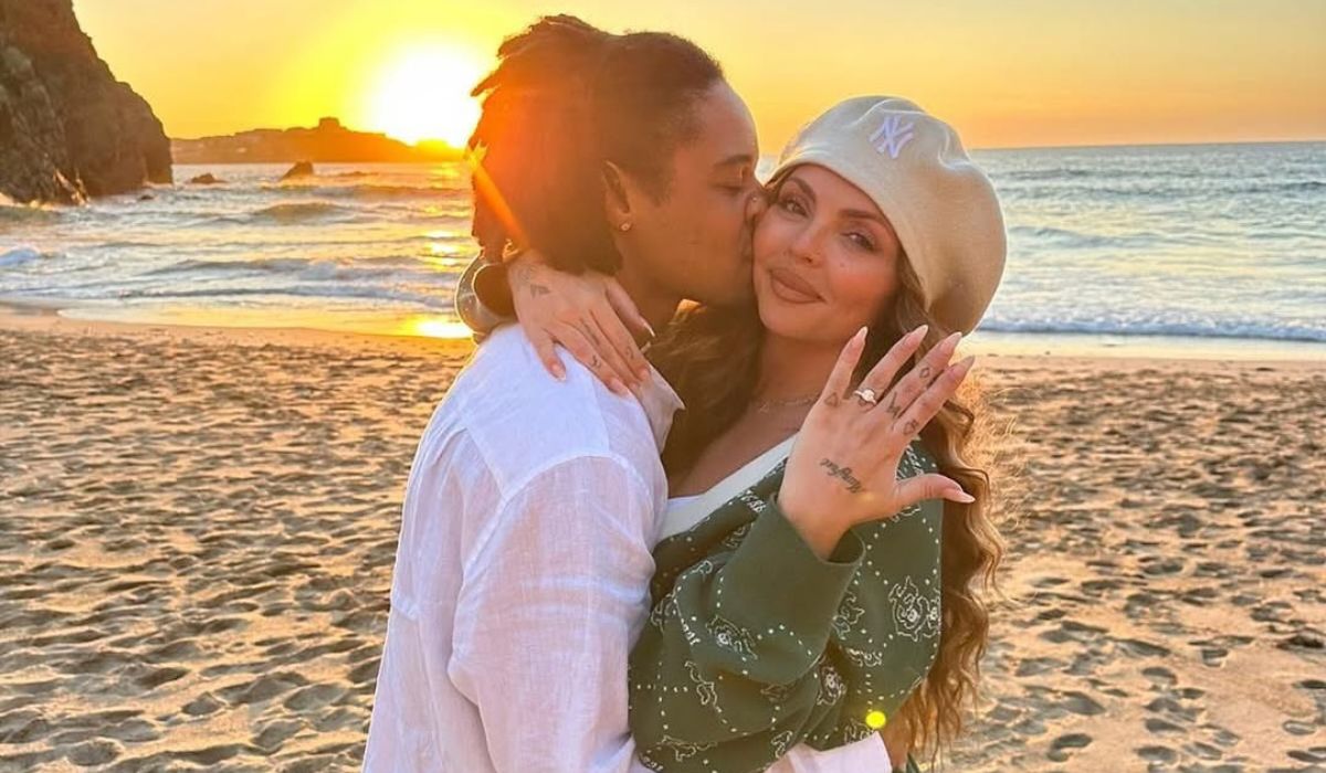 Jesy Nelson announces engagement to partner Zion Foster