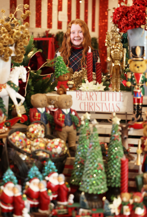 TikTok Star Dory officially opened the Arnotts Christmas Shop. Pic: Supplied