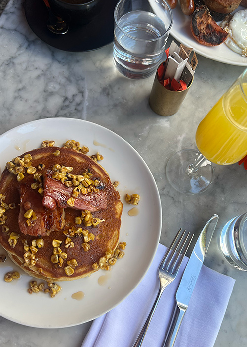 Pancakes from the brunch menu at Angelina's in Dublin 4. Pic: Supplied