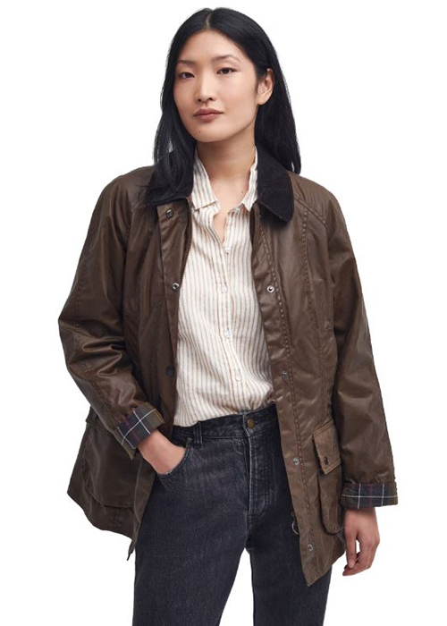 Women’s Barbour Beadnell Waxed Jacket (€240). Pic: Outdoor and Country