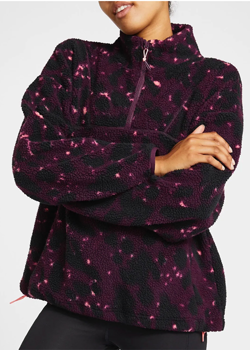 Dunnes Stores half zip fleece. Pic: Dunnes Stores