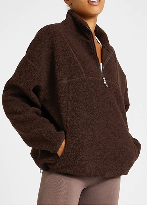 Dunnes Stores half zip fleece. Pic: Dunnes Stores