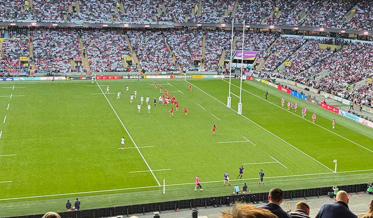 The Women's Rugby World Cup final in London. Pic: Supplied