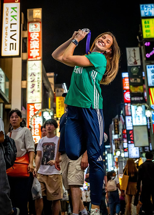 Kate O'Connor in Tokyo. Pic: Kate O'Connor/Instagram