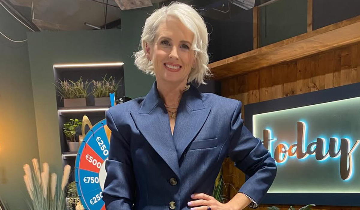 Sinead Kennedy returns to TV screens in chic high street style