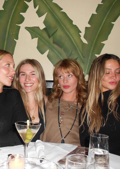 Olympia with Madelyn Cline. Pic: Ivy Getty/Instagram