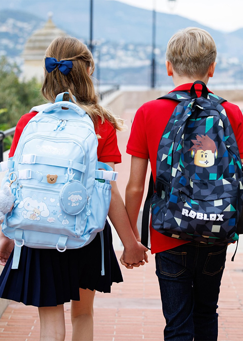 Prince Albert and Princess Charlene of Monaco’s twins are growing up fast! New photos of 10-year-old Prince Jacques and Princess Gabriella as they return to school have been released