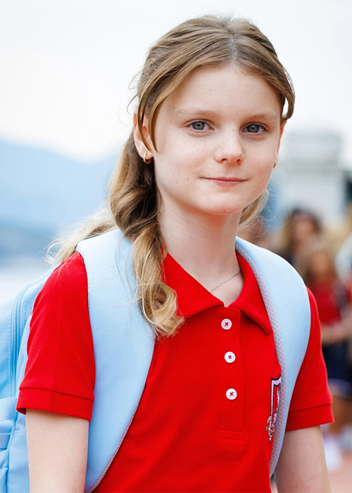Prince Albert and Princess Charlene of Monaco’s twins are growing up fast! New photos of 10-year-old Prince Jacques and Princess Gabriella as they return to school have been released