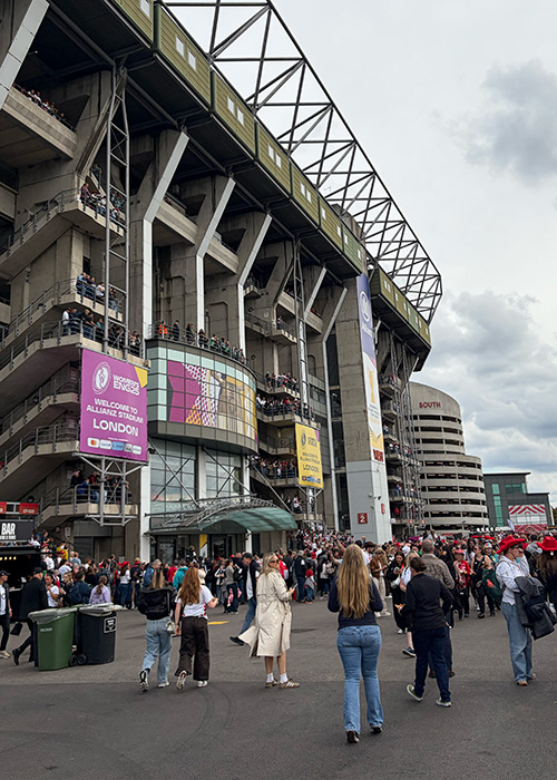 The Women's Rugby World Cup final in London. Pic: Supplied