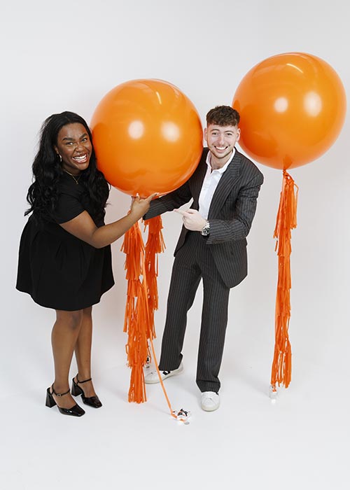 Demi Isaac Oviawe and Mikie O'Reilly. Pic: Andres Poveda