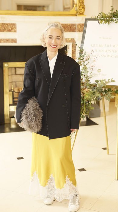 Edel Kinane at the Kildare Village Autumn Winter Fashion Showcase. Pic: Kieran Harnett